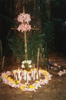 An outdoor altar